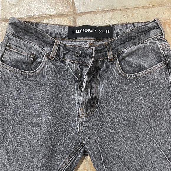 Filles a Papa Distressed Gray Jeans - Picture 2 of 8